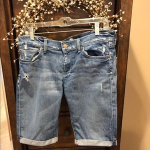 7 For All Mankind Jean Shorts